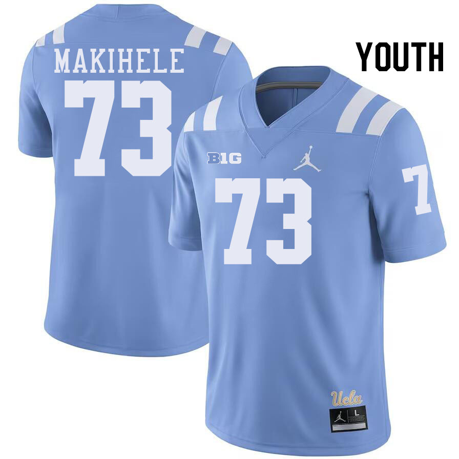 Youth #73 Alani Makihele UCLA Bruins College Football Jerseys Stitched-Power Blue